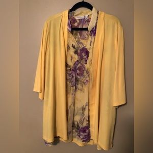 Susan Graver, 2pc Top